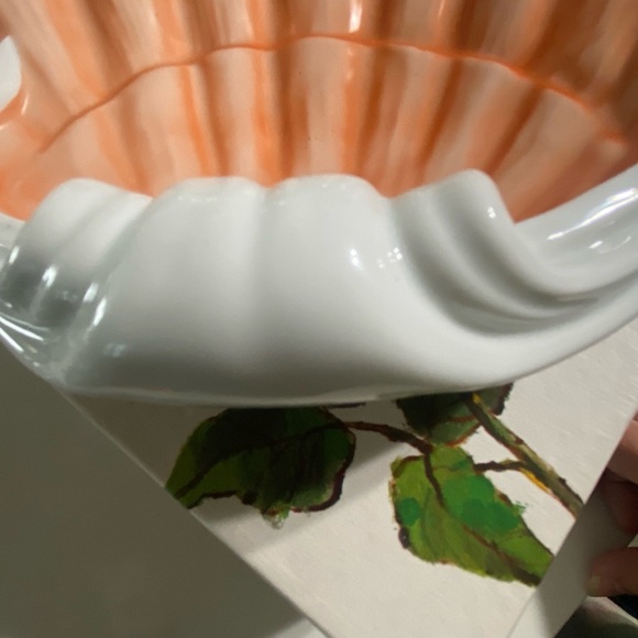 NWT 70’s vintage Mottahedeh shell dish NEVER USED In original Lord & Taylor box - Picture 8 of 16